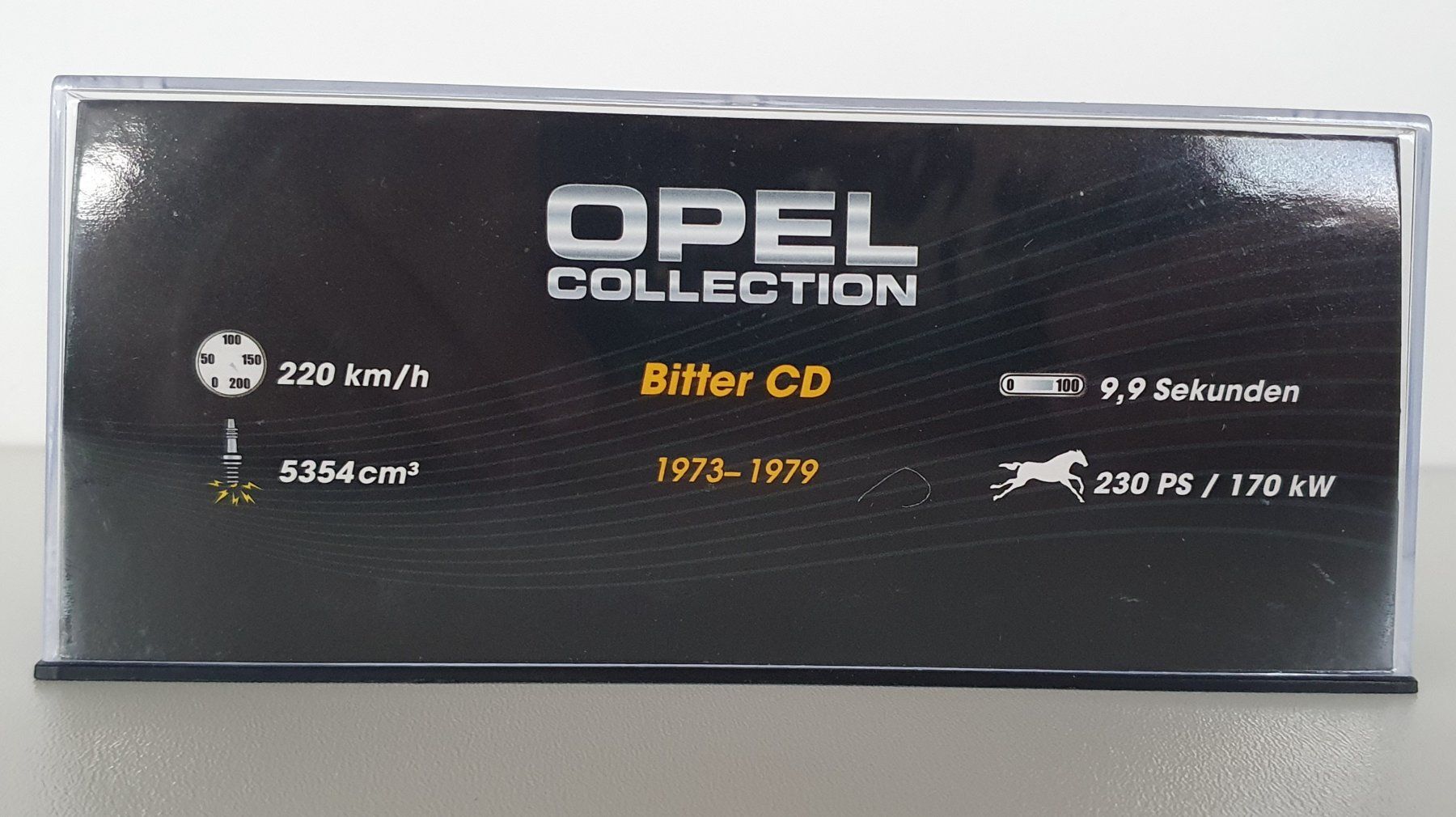 Opel Modellautos: Opel "Bitter" CD 1/43 press – Gebraucht aus St-Barthélemy VD von titeuf5 1
