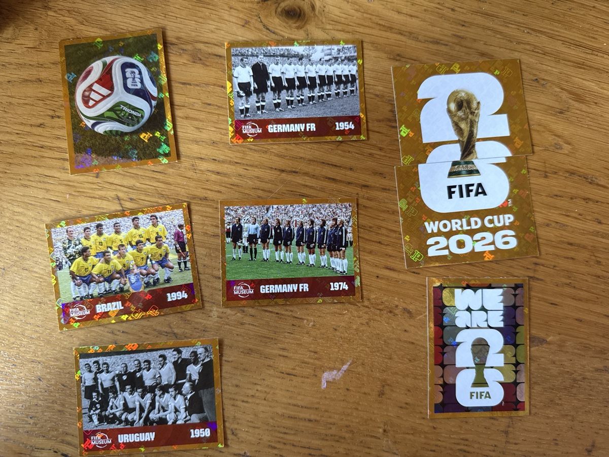 Panini Carte collezionabili: Panini 2026 7er Set FWC – Nuovo (secondo la descrizione) da Masein venduto da Buender45