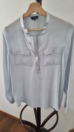 CAROLL Bluse 36 Seide hellblau neuwertig