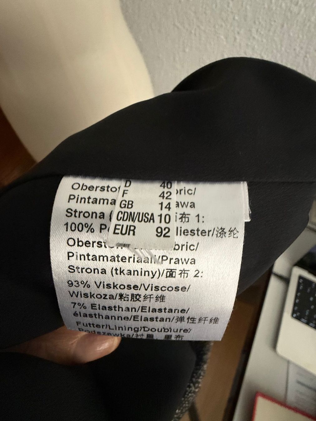 Vestiti: Tuzzi Kleid Gr. 40 Viskose – Usato da Kirchdorf AG venduto da coco123 4