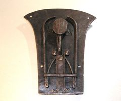 Antikes gotisches Türschloss geschmiedet 16 Jh.