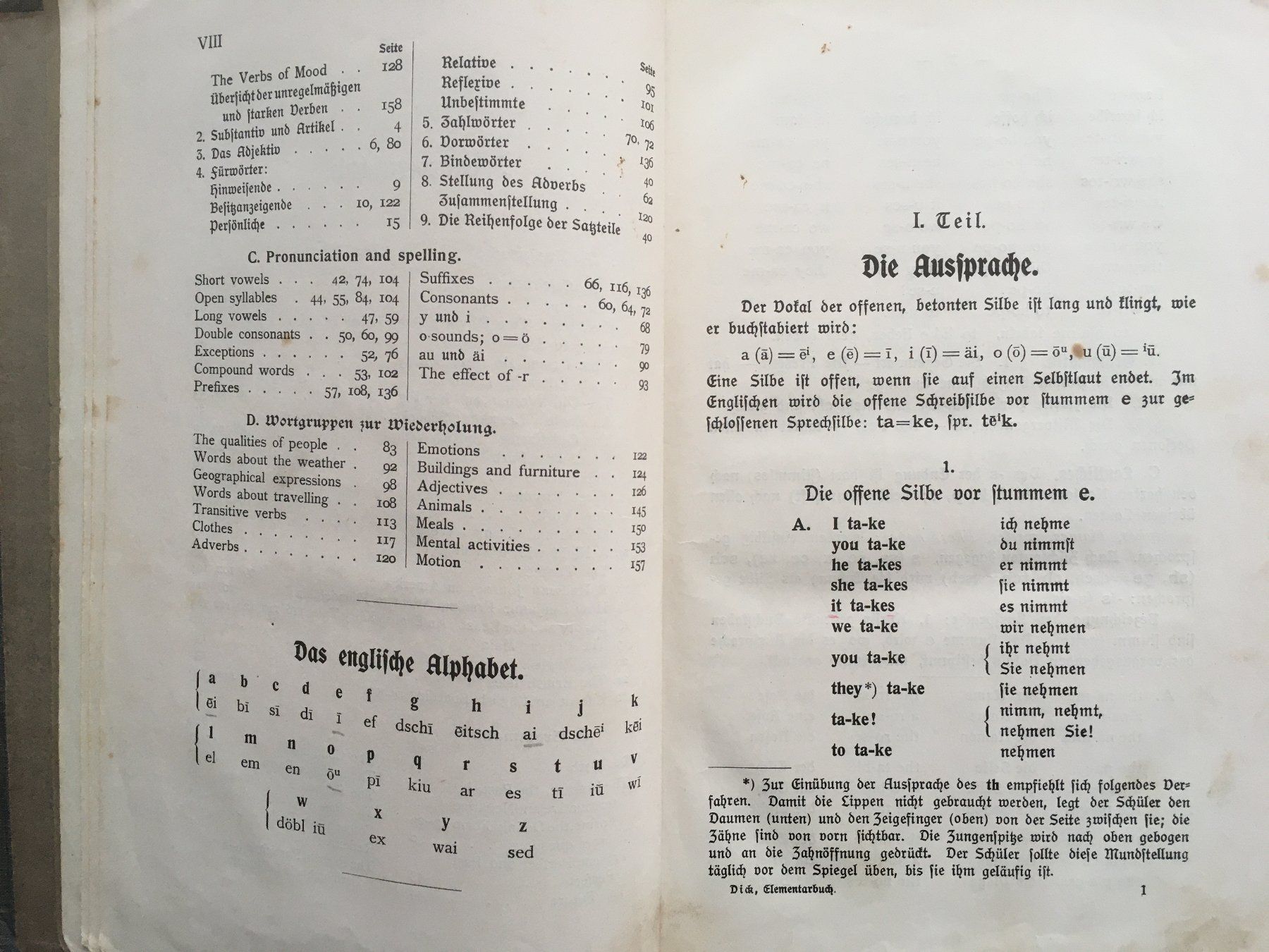 Libri: A new english Course - Ernst Dick (1912) – Usato da Grenchen venduto da Kogi7 3