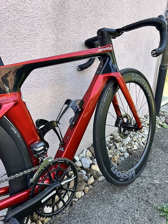 Velos: Cannondale SystemSix 51 Carbon rot – Gebraucht aus Thalwil von Kauai0 1