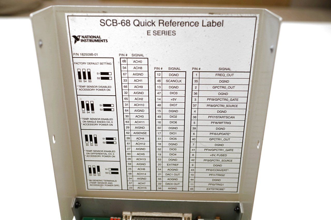 Radiocomunicazione: National Instruments SCB-68 – Usato da Sugiez venduto da dbm_7l29 8