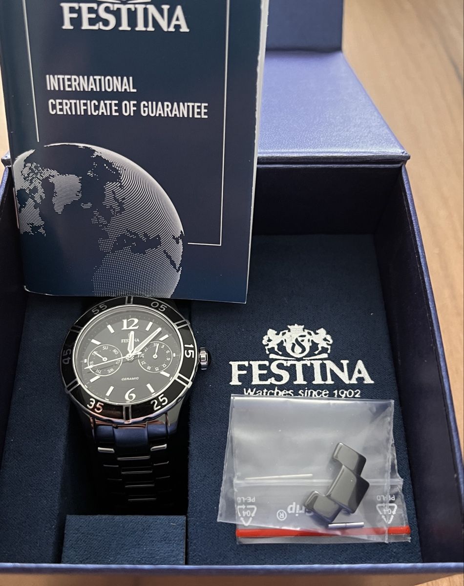 Festina Orologi: Festina Ceramic Lady Day-Date – Usato da Rebstein venduto da gimmma