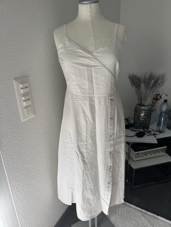 Sommerliches Kleid  Gr.38 weiss, Leine 