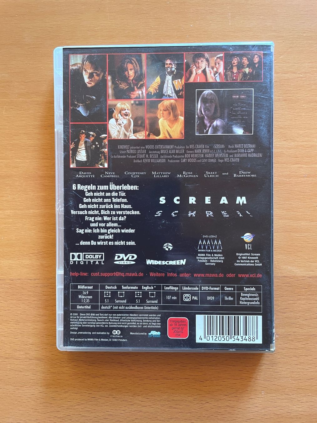 Alle DVDs: DVD Scream – Gebraucht aus Rickenbach BL von Morlog 2
