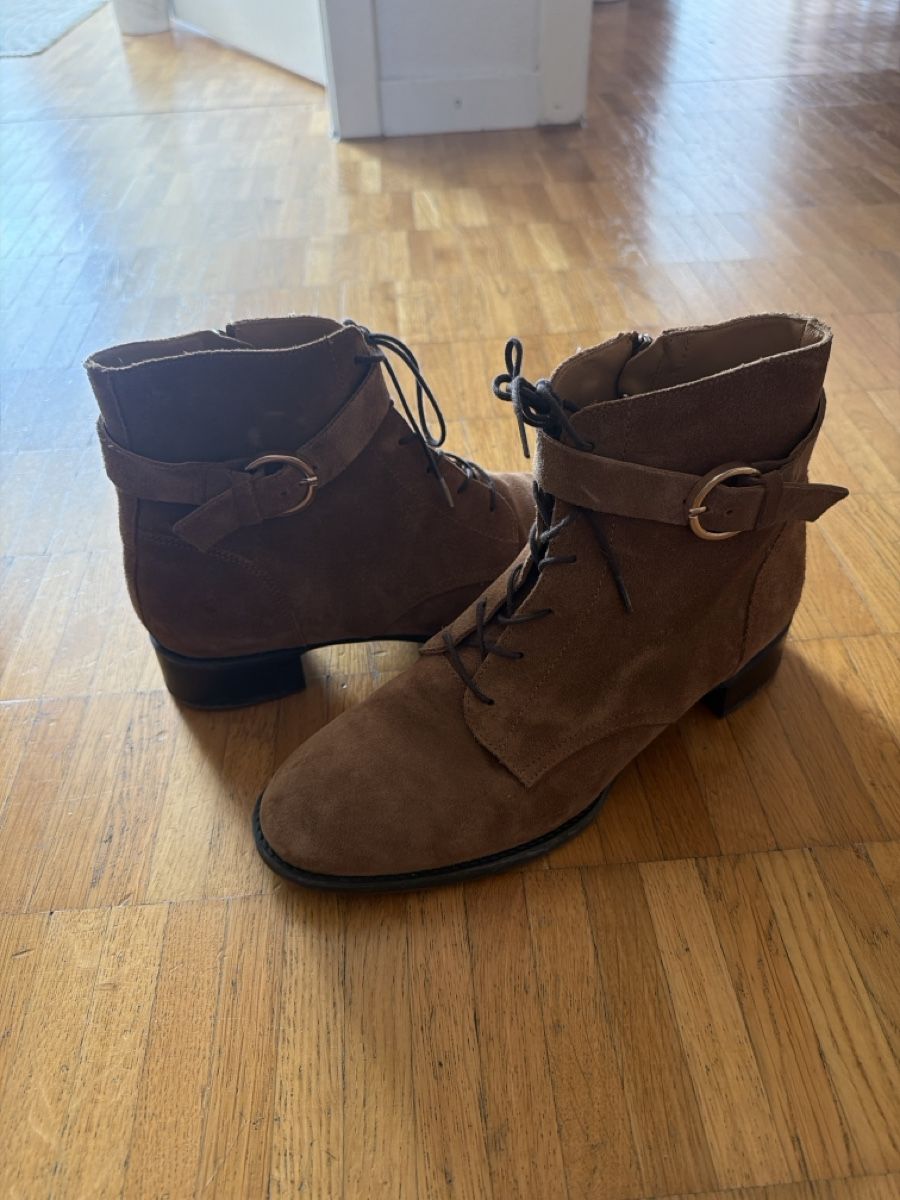 Damenschuhe: Bottines en daim camel  – Neu (gemäss Beschreibung) aus Köniz von Moulik69 1