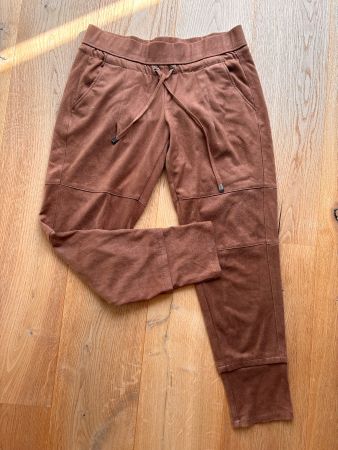 Braune lässige Hose von Raffaelo Rossi Wildlederoptik Gr. 38