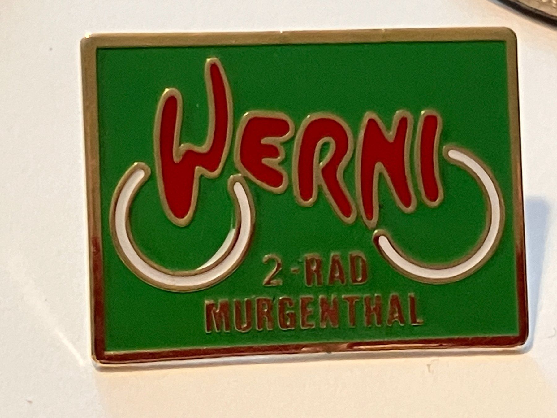 Placchette & Badge: 1 Pin Werni 2-Rad Murgenthal – Usato da Basel venduto da djwwpp