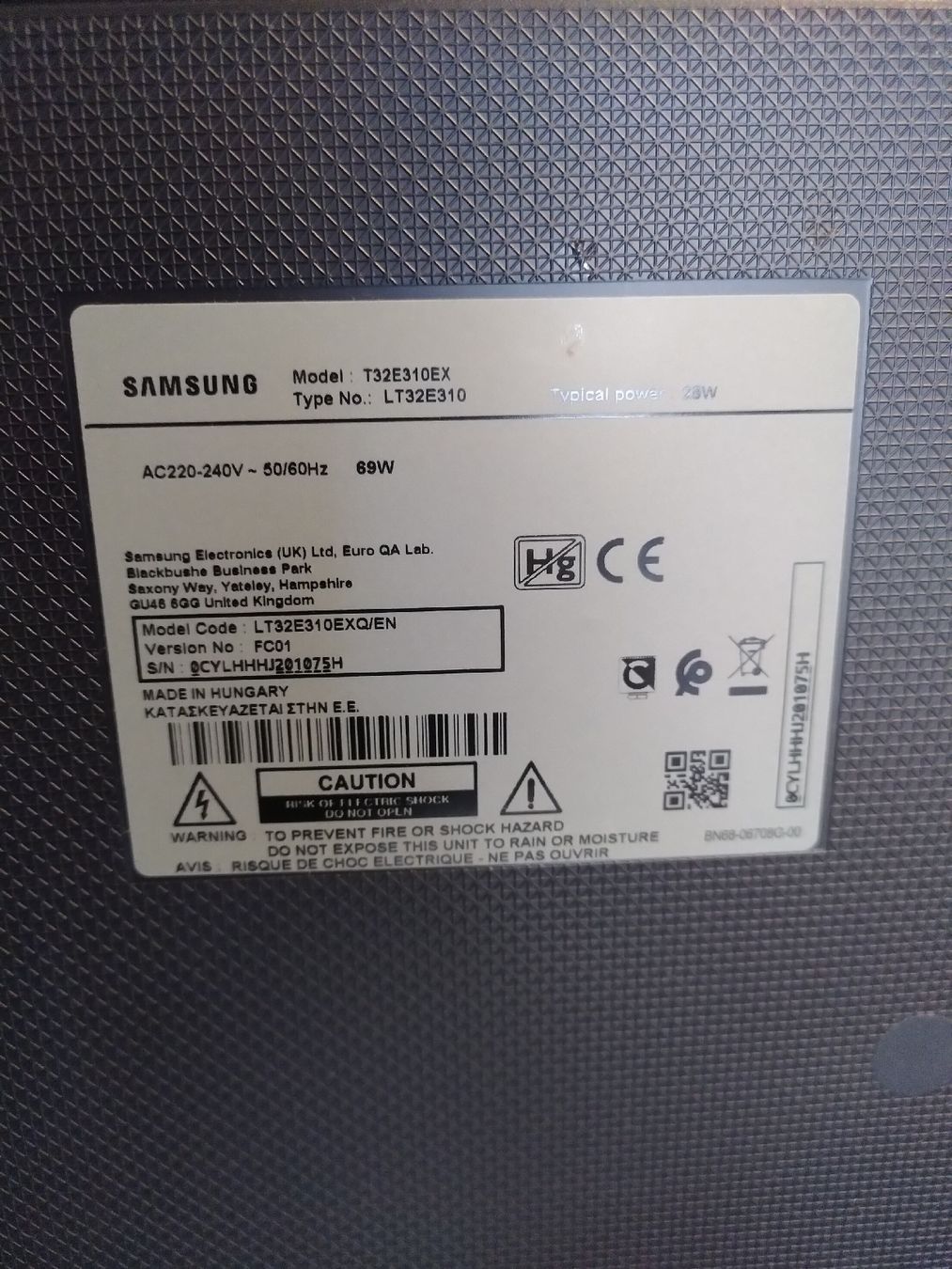 Samsung Televisori: Samsung TE310 31.5" TV – Usato da Zürich venduto da aurelie.99 2