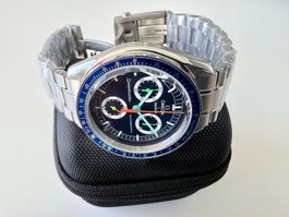 OMEGA x SWATCH unique customised Moonswatch, stainless steel