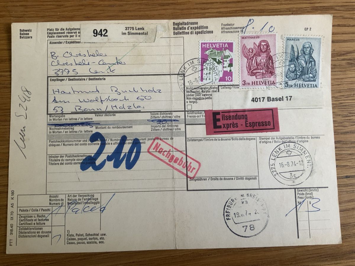 Alle Briefmarken: Lenk im Simmental – Gebraucht aus Binningen von chr_cr5n