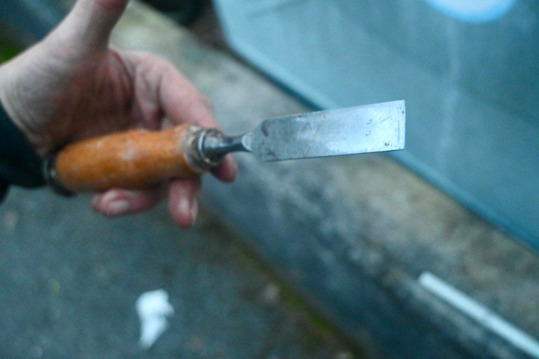Alle Werkzeuge: ANTIKER " Elefant "   STECHBEITEL länge 21cm breite 18mm – Gebraucht aus Pfaffhausen von mono_rec 8