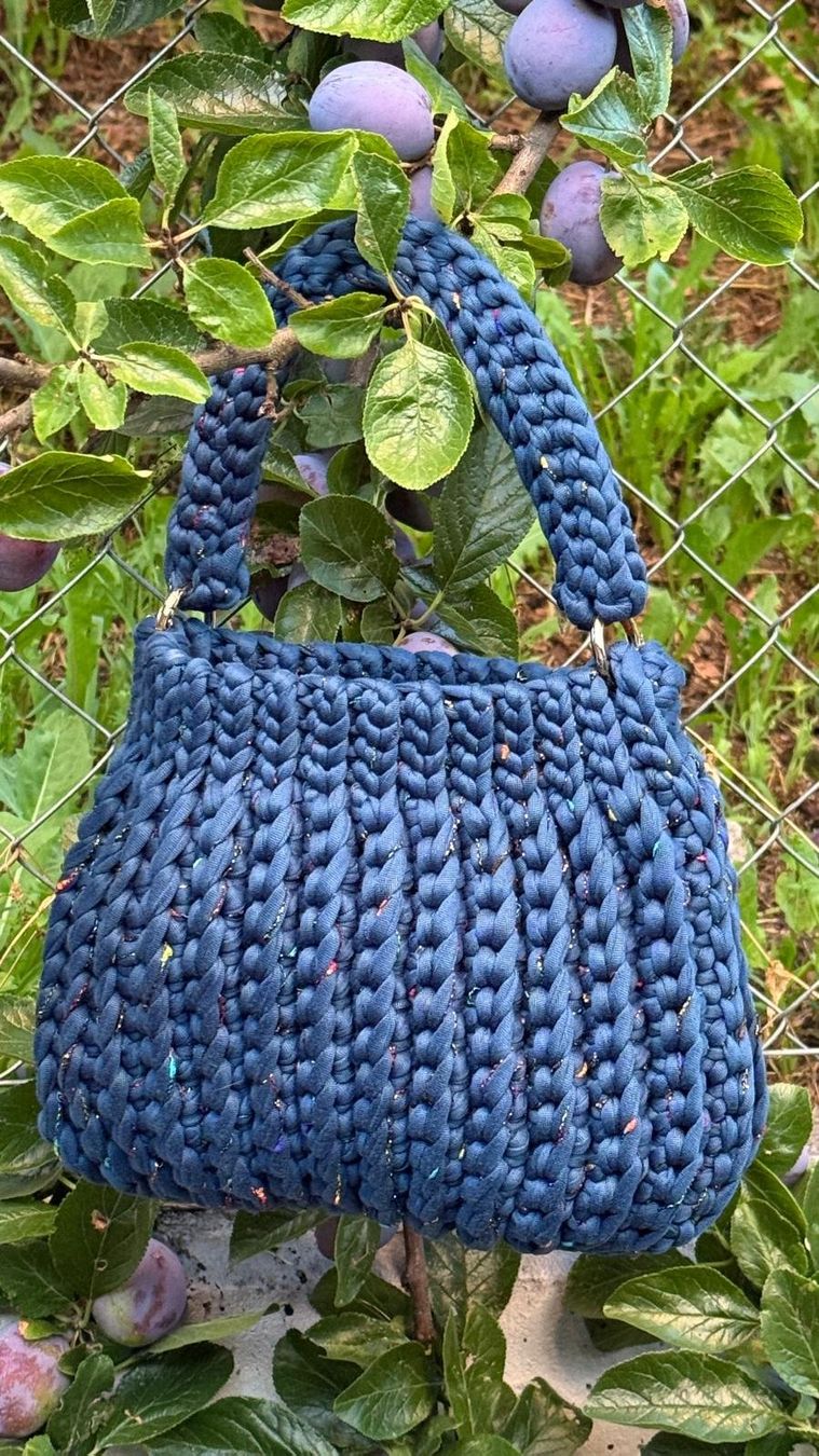 Borse da donna: Borsa estiva blu fatta a mano – Nuovo (secondo la descrizione) da Davesco-Soragno venduto da fla_d77h 5