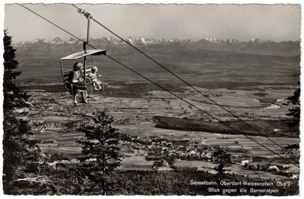 Ansichtskarten: Weissenstein - Sessellift – Gebraucht aus Binningen von Mountainrider