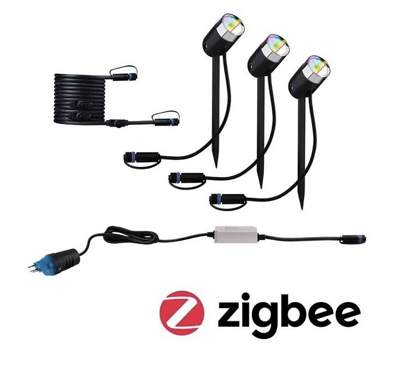 Lampes: Paulmann Plug & Shine LED Gartenstrahler Pike Anthrazit – D'occasion à Zuchwil par Msjd