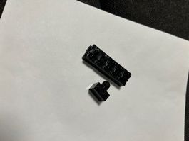 LEGO 6x Scharnierstein 1x2 Gelenk 2 Finger (30014)