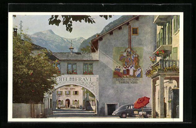 Cartes postales: AK Andeer, Hotel Fravi – D'occasion à Berlin par bartko-reher