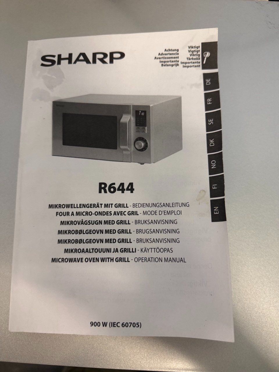 Sharp Elettrodomestici da cucina: Sharp Mikrowelle R644 Edelstahl – Usato da Brüttisellen venduto da itprofisgroup 3