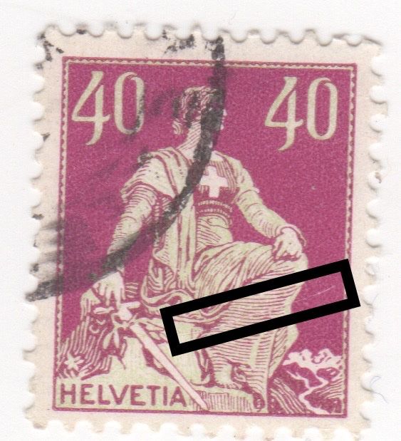 Tutti i francobolli: 44c 1933 Helvezia con spada/Dif. – Usato da BREGANZONA venduto da adelio8