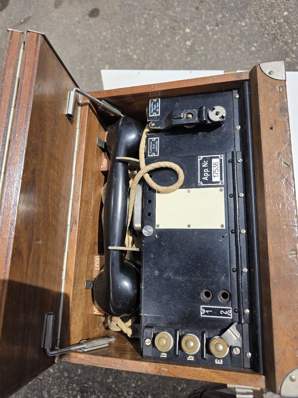 Telefone: Feldtelefon Schweizer Armee – Gebraucht aus Baar von alf_682d 2