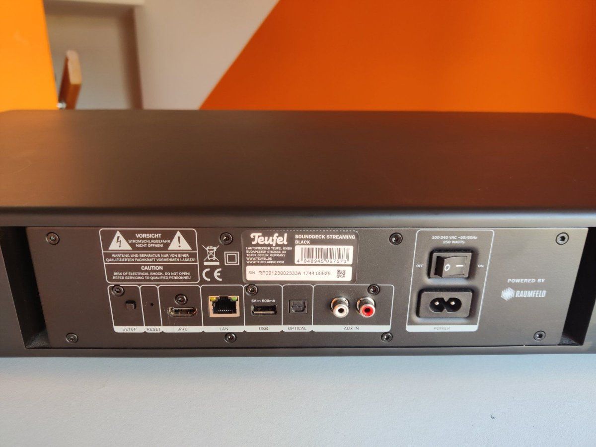 Teufel Home Cinema: Teufel Raumfeld Sounddeck Streaming – Usato da Novazzano venduto da cri_kd9t 7