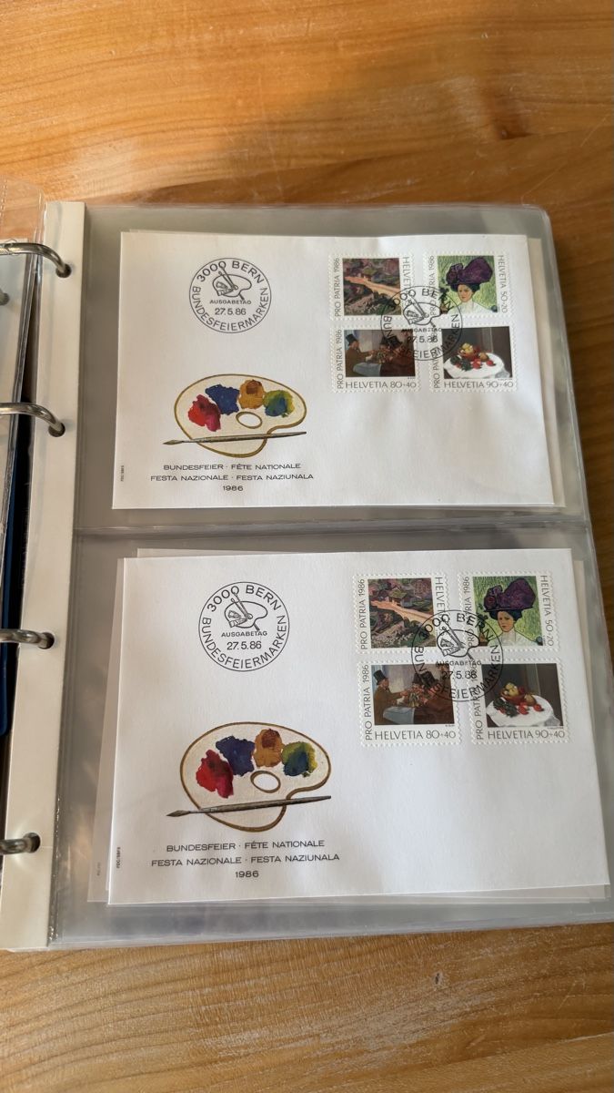 Album: Briefmarken, 1.Tagesbriefe 86-88 – Usato da Widen venduto da Lupina2000 1