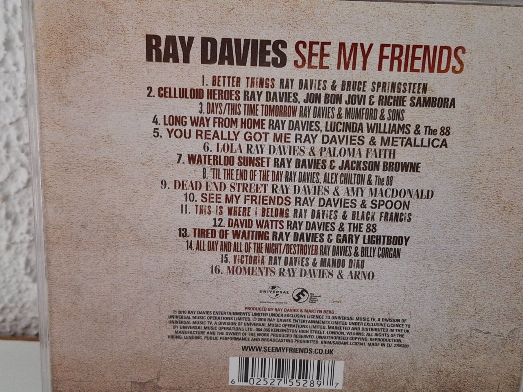 CDs: CD Ray Davis ( Kinks ) - See My Friends – Gebraucht aus Aarberg von Jackup1 1