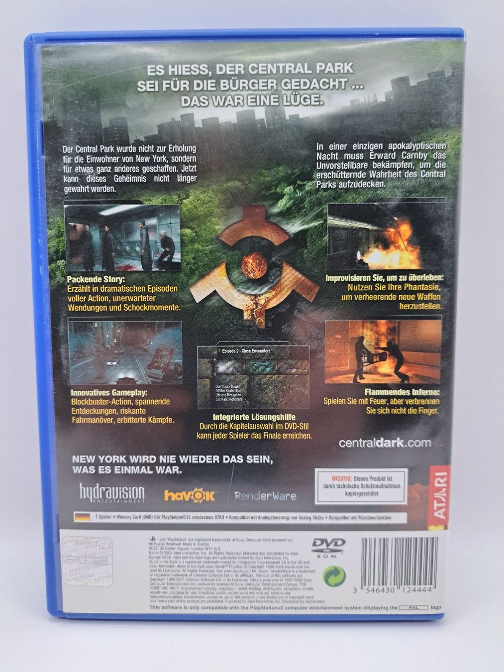 Spiele: Alone In The Dark (Playstation 2/PS2) – Gebraucht aus Balgach von Wasnwasn 1