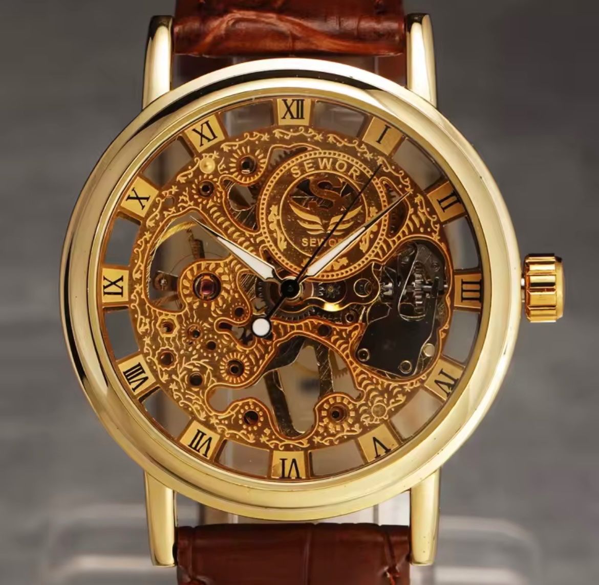 Uhren: Sewor Skeleton Mechanische Uhr – Neu und originalverpackt aus Dübendorf von mnc_5djq 4