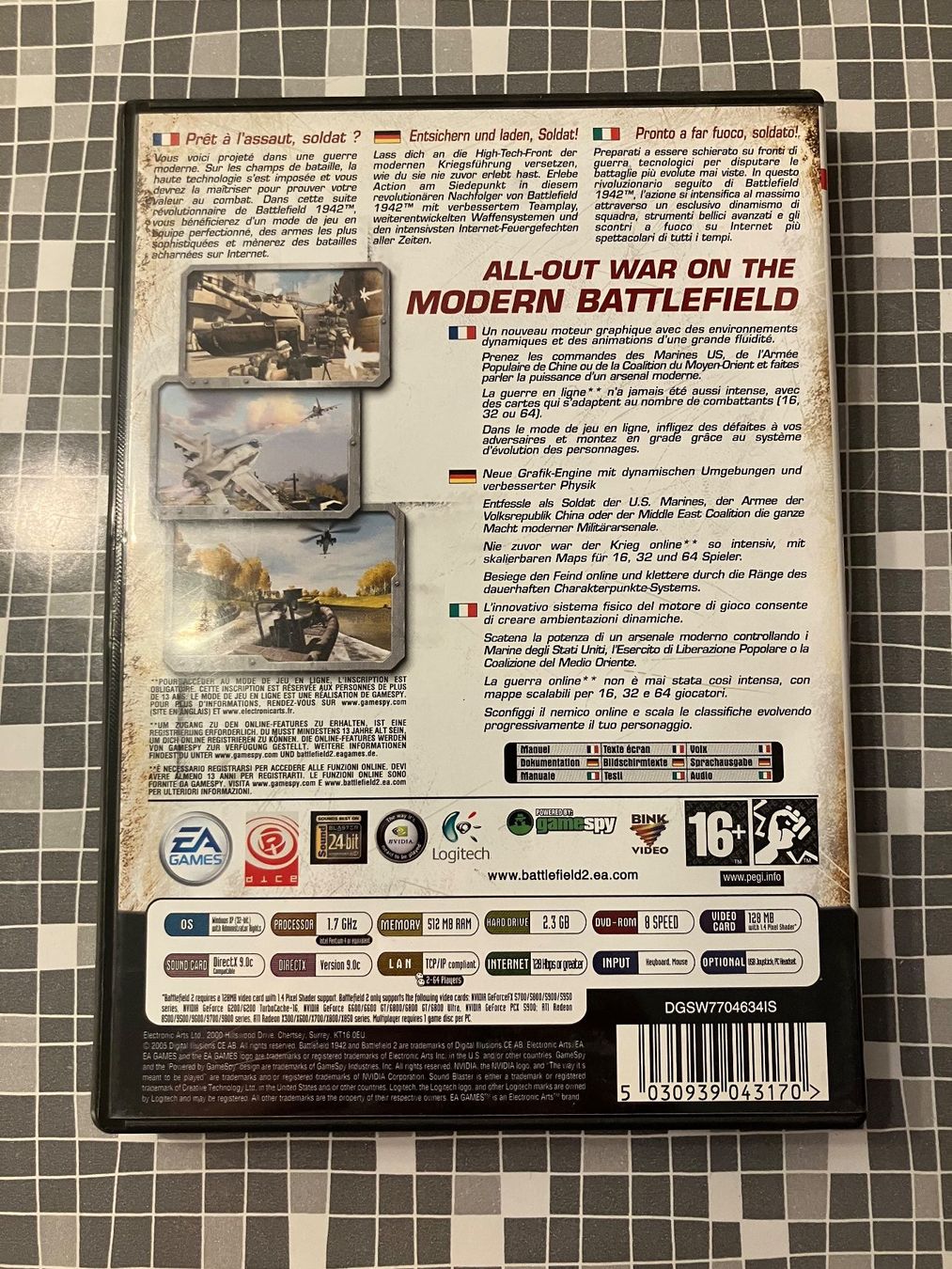 Giochi: Battlefield 2 (PC, 2005, multi) – Usato da Winkel venduto da Asdas87 1