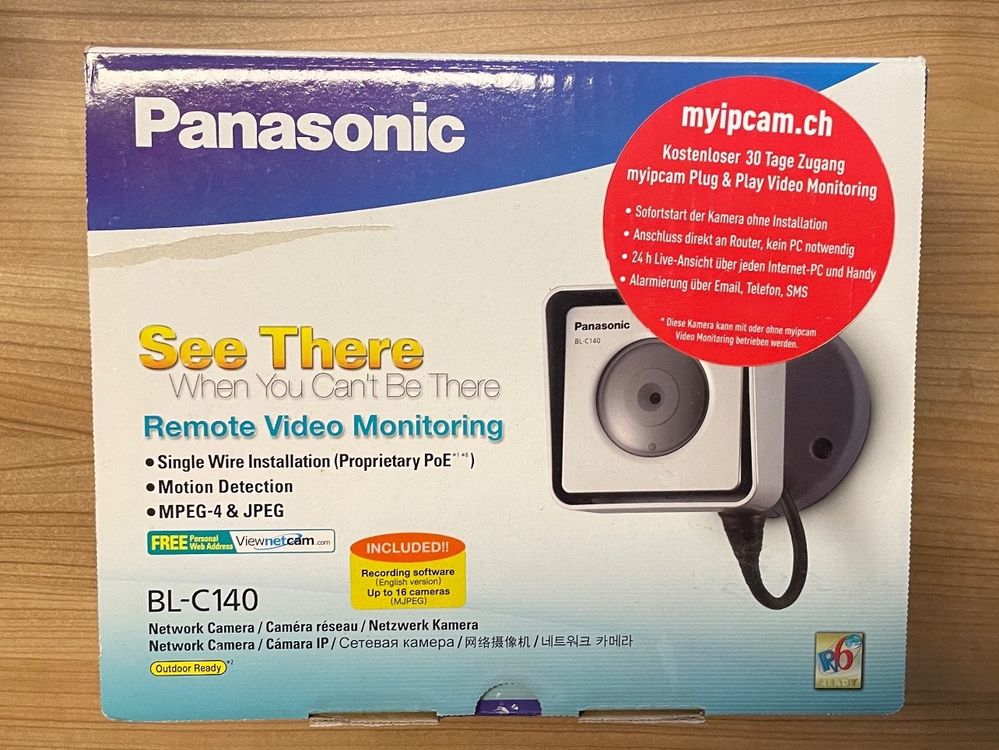 Panasonic network camera bl c140 gebraucht in dornach f r chf 1 mit