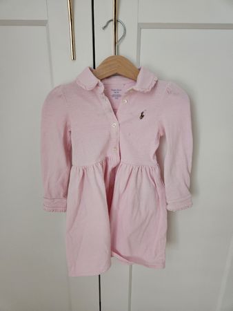 Ralph Lauren Kleid rosa mit Höschen Grösse 18 Monate 