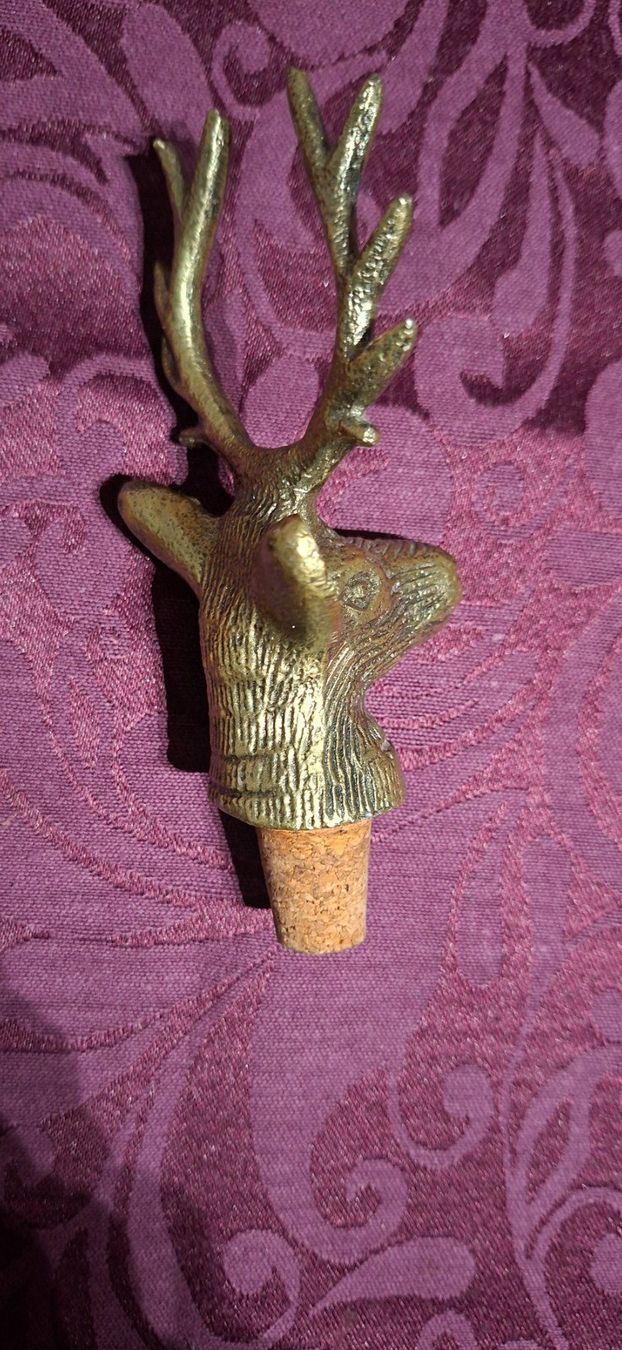 Flaschenöffner & -verschlüsse: Hirschkopf Flaschenkorken – Gebraucht aus Möhlin von teddybaer8 5
