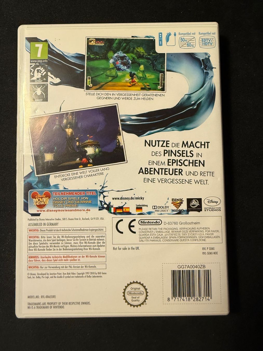 Nintendo Spiele: Micky Epic Wii – Gebraucht aus Zürich von mic_qnt9 2