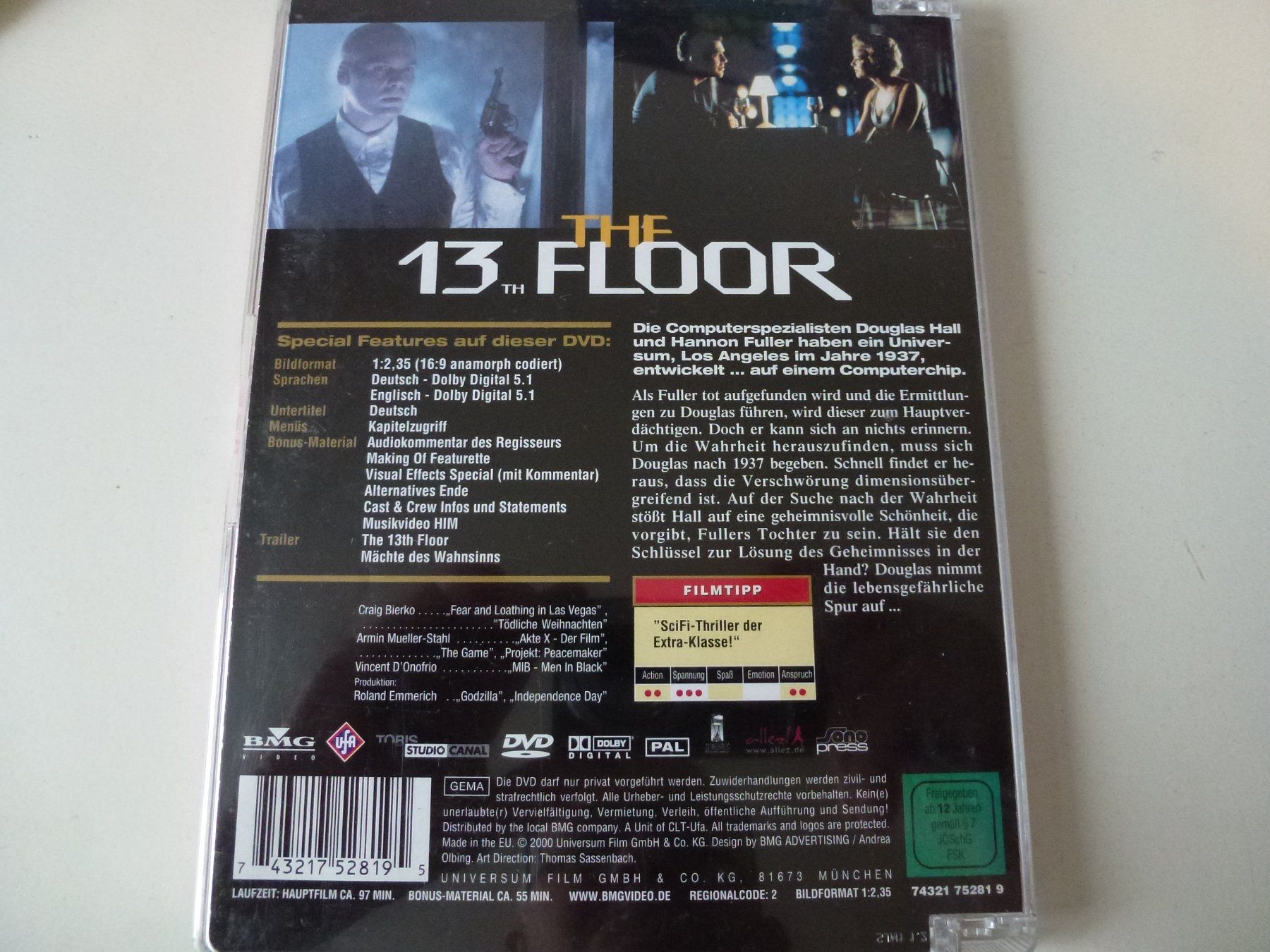 Tutti i DVDs: The 13th Floor (DVD) – Usato da Bern venduto da Frebo 1