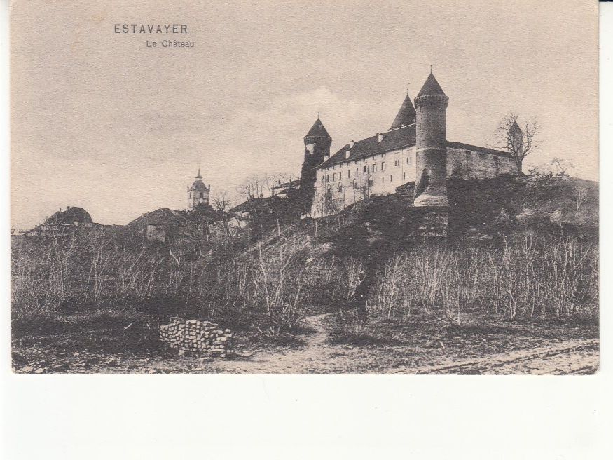 Cartoline postali: Estavayer ca. 1910 – Usato da Bürglen TG venduto da StampGraf
