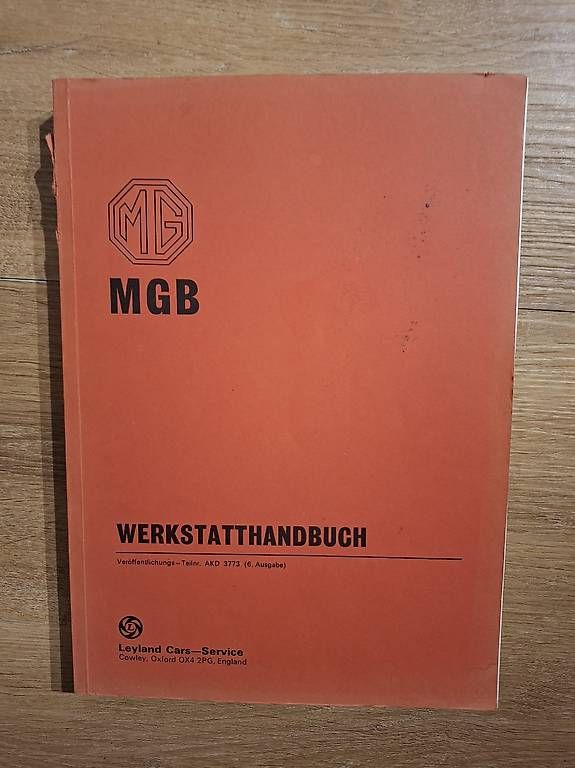 Bücher: MG B Werkstatthandbuch (deutsch) – Gebraucht aus Gümligen von Corsica0