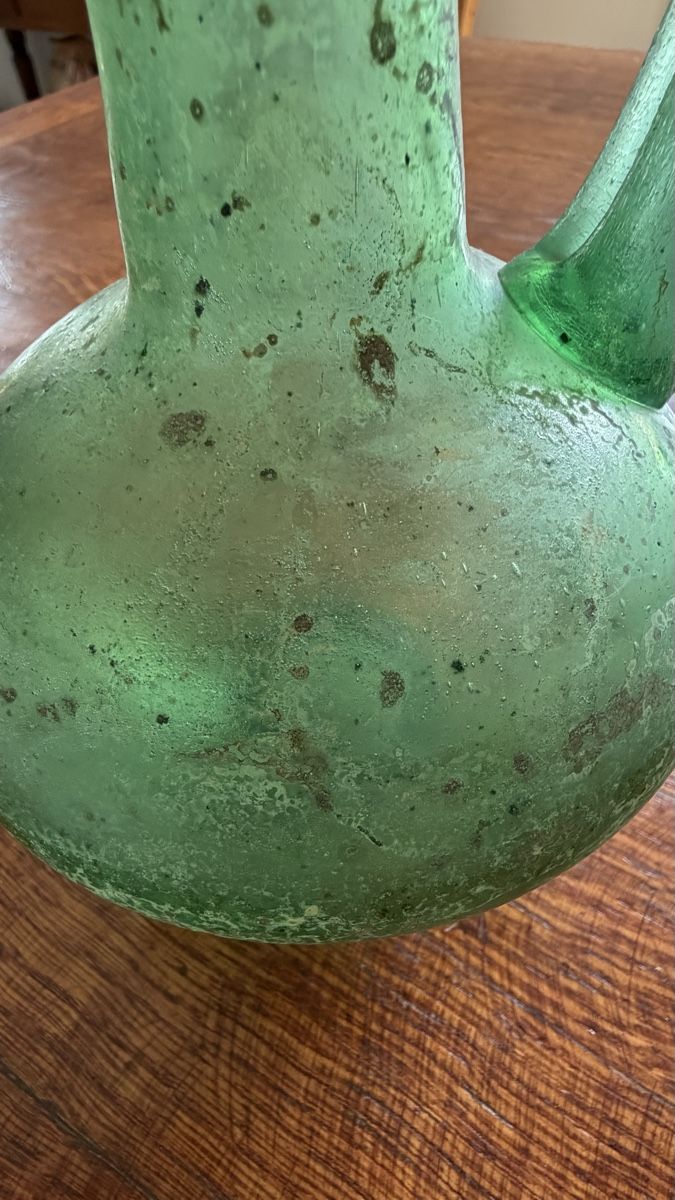 Murano Caraffe: Murano scavo Kanne grün – Usato da Riedholz venduto da Frettchen63 8