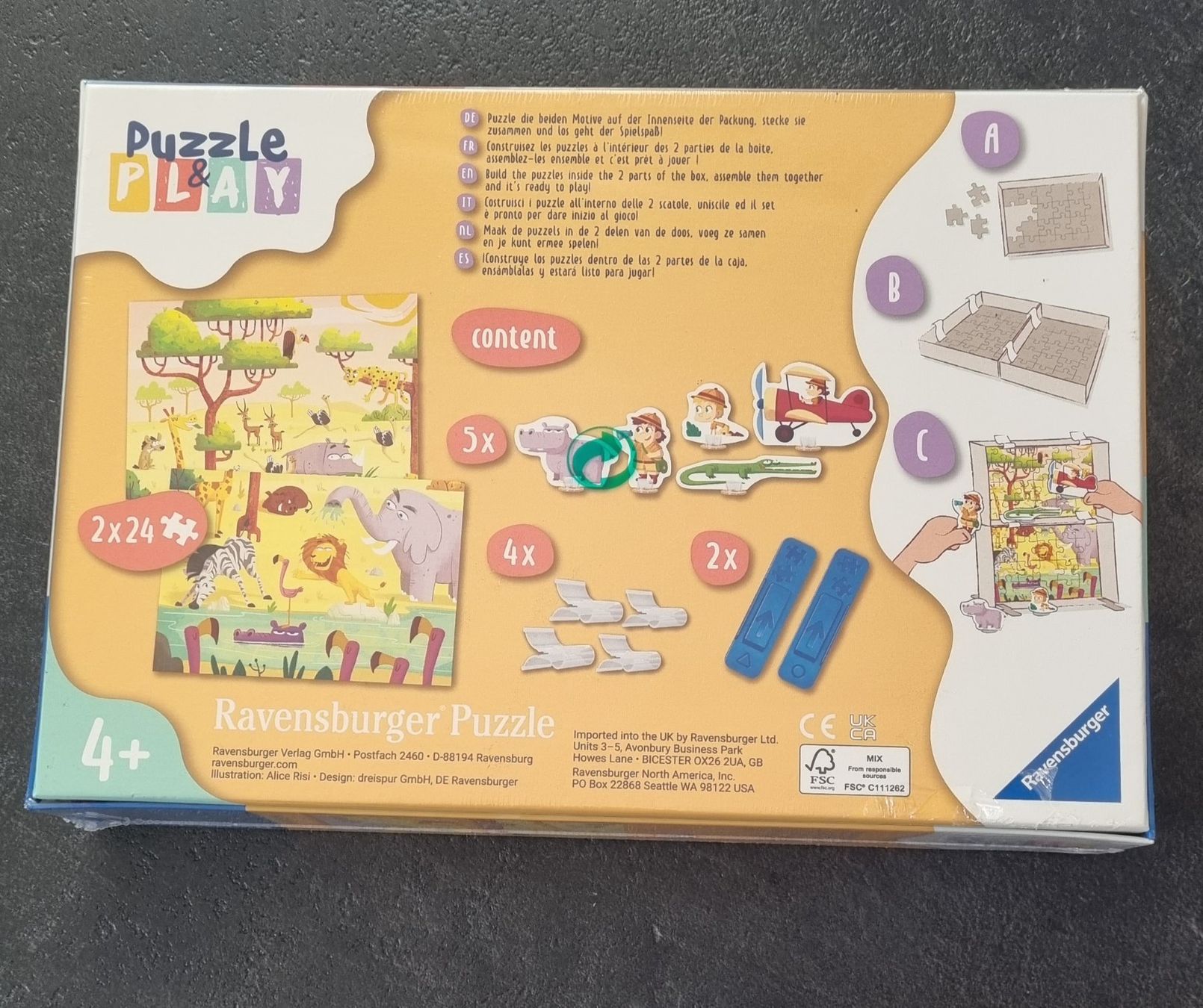 Ravensburger Puzzle: Neu Ravensburger Puzzle Play 2x24 Teile – Nuovo e nell'imballaggio originale da Oftringen venduto da Leleni 1