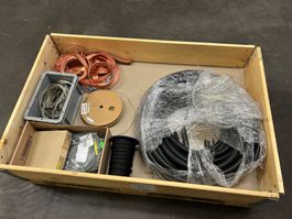 Kupferband, Kabel und diverses Material