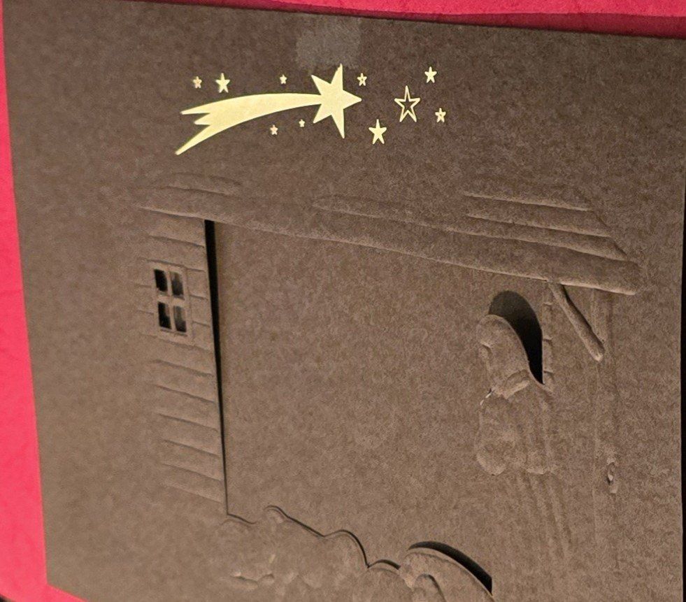 Tutte le decorazioni: Weihnachtskrippe Hintergrund Deko Weihnachten Scherenschn... – Usato da Opfikon venduto da Pritt04
