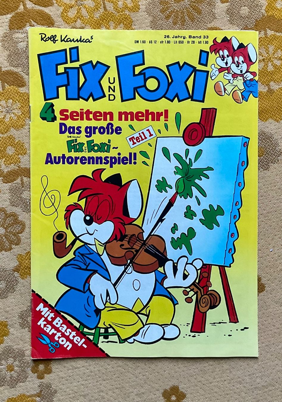 Fumetti: Fix und Foxi Heft Nr 33 von 1978 – Usato da Endingen venduto da nathan05