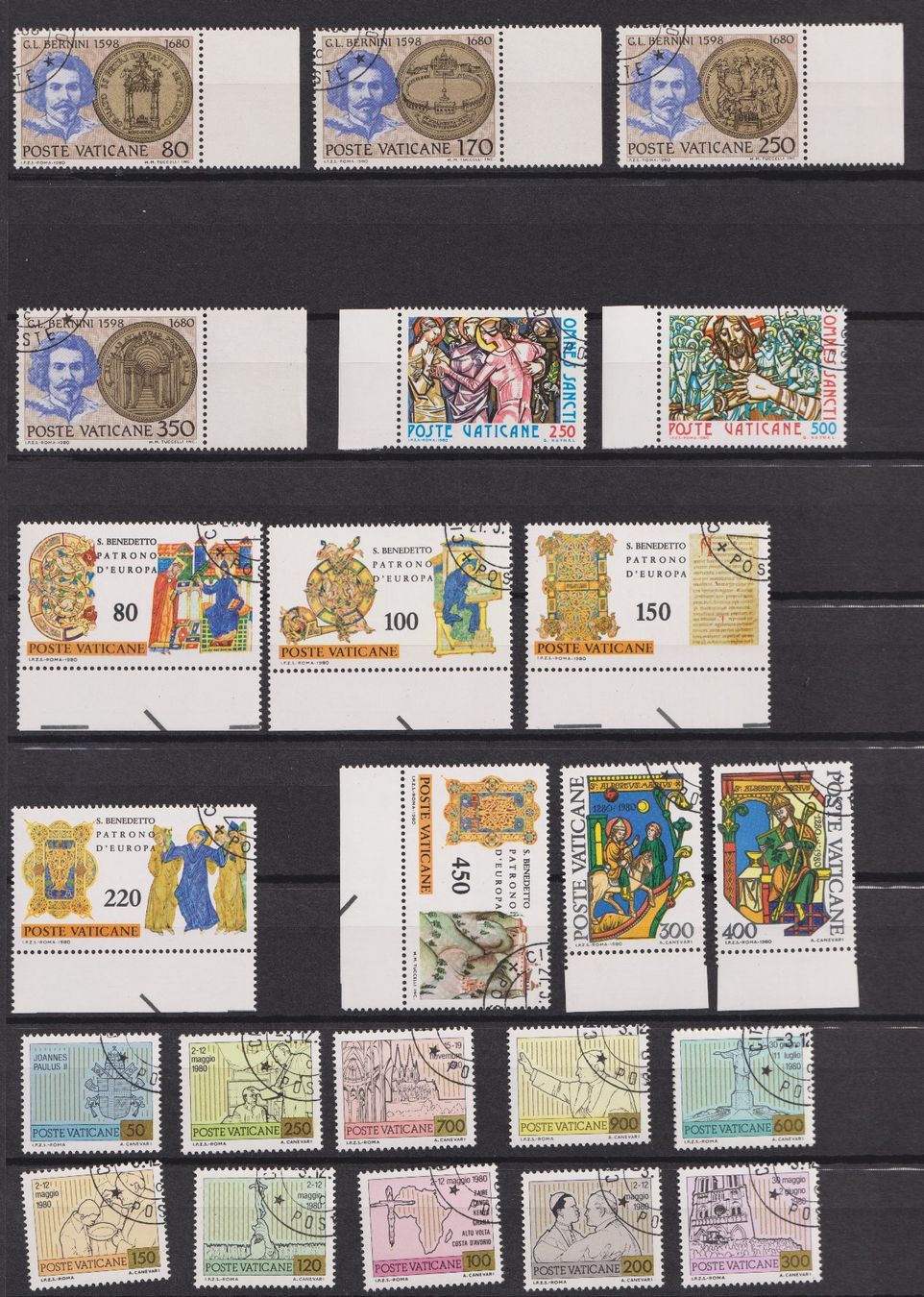 Tutti i francobolli: Vatikan 1979, 1980 – Usato da Bellach venduto da qsearch 1
