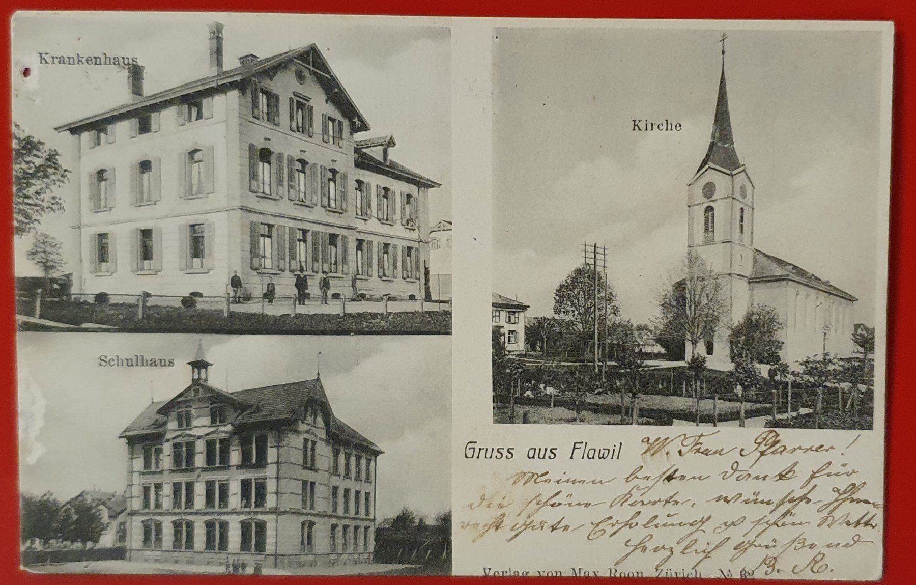 Cartoline postali: Gruss aus Flawil 1905 – Usato da Kreuzlingen venduto da Rschweiz1