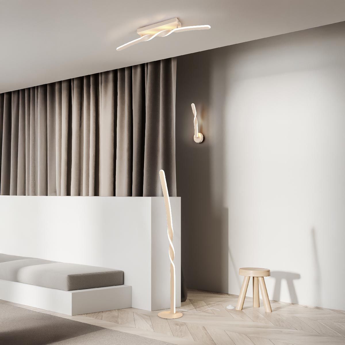 Lampade: LED Wandleuchte, Schalter, 46 cm Höhe – Nuovo (secondo la descrizione) da Kreuzlingen venduto da Smart-Light 1