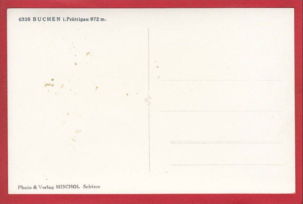 Cartes postales: BUCHEN IM PRÄTTIGAU – D'occasion à Grüningen par Kartenlaube 1