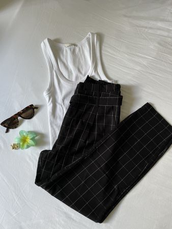 Pantalon Tally Weijl à carreaux - Taille 36 - Été ☀️