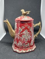 Kleine Porzellankanne mit Deckel, gemarkt Wong Lee 1895
